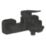 Grohe Dice Matt Black 137mm Wall Mounted Single Control Manual Mixer Tap