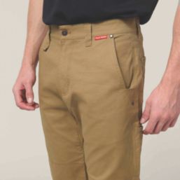 Hard Yakka Carpenter Work Trousers Whiskey 32" W 32" L