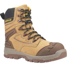 CAT Striver XL 8" Size 13  Honey Waterproof Steel Toe Cap Safety Boots