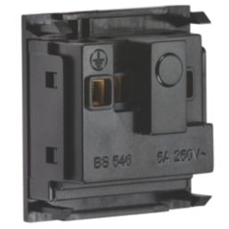 Knightsbridge  5A Unswitched Modular Socket Black