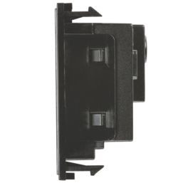 Knightsbridge  5A Unswitched Modular Socket Black