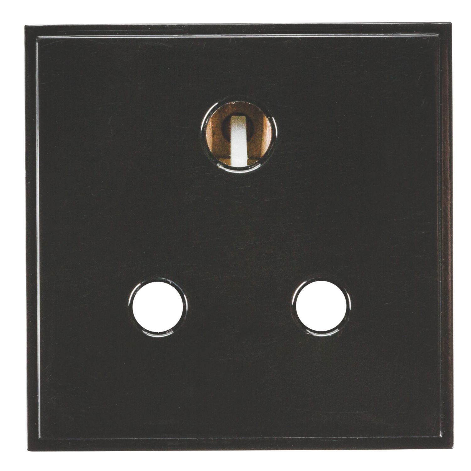 Knightsbridge 5A Unswitched Modular Socket Black (430CR)
