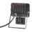 Brackenheath iSpot Outdoor LED Slim Floodlight With PIR Sensor Black 10W 900lm