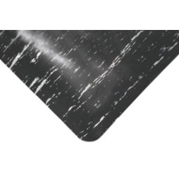 COBA Marble Top Anti-Fatigue Floor Mat Black 0.9m x 0.6m x 14mm