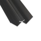 Splashwall Internal Corner Black 2420mm x 11mm