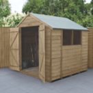 Forest  7' x 7' (Nominal) Apex Overlap Timber Shed
