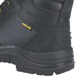 Amblers AS305C Metal Free   Safety Boots Black Size 6