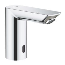 Grohe Bau Cosmopolitan E Battery-Powered 123mm Chrome Mono Basin Mixer Tap