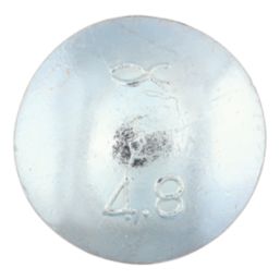 Timco Carriage Bolts Carbon Steel Zinc-Plated M10 x 160mm 25 Pack