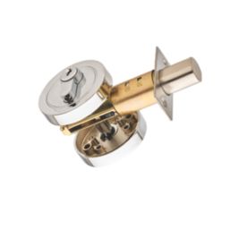 Security Solutions  1 Lever Polished Chrome Euro Locking Deadbolt Thumbturn Set 82mm Case - 60mm Backset
