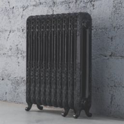 Arroll 794mm x 684mm 3550BTU Black Cast Iron 2 Column Radiator