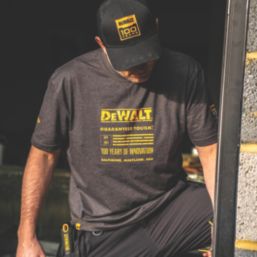 DEWALT 100 Year Graphic Short Sleeve T-Shirt Grey X Large 45-47" Chest