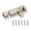 Smith & Locke Straight Barrel Door Bolt Satin Nickel 40mm