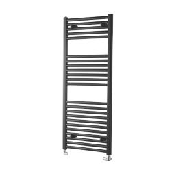 Towelrads 1200mm x 500mm 1952BTU Black Flat  Towel Radiator