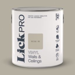 LickPro  2.5Ltr Beige 05 Vinyl Matt Emulsion  Paint