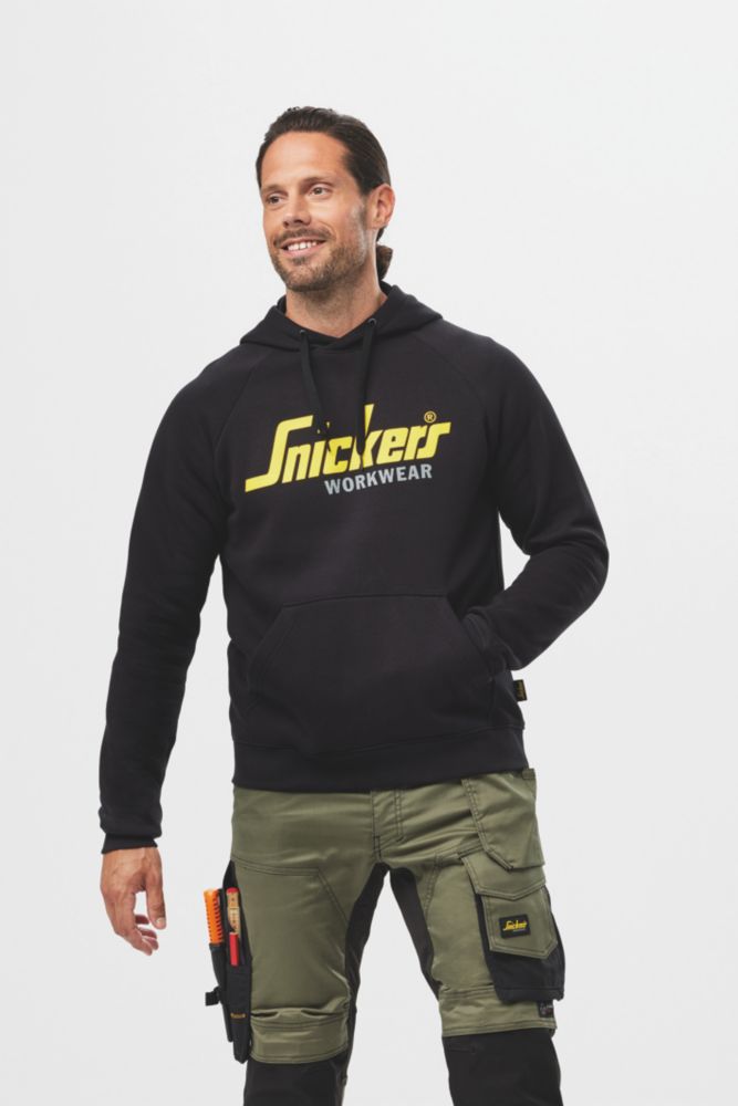 Snickers 2899 Classic Logo Hoodie Black X Large 46