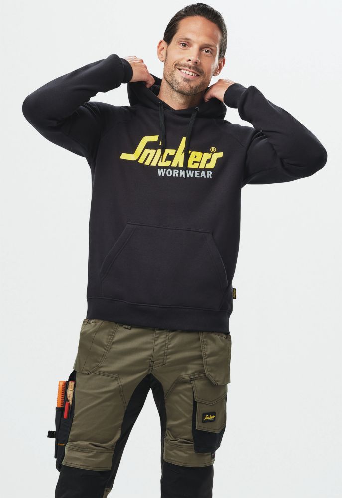 Snickers 2899 Classic Logo Hoodie Black X Large 46