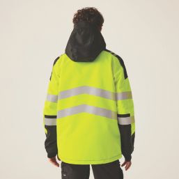 Regatta Hi Vis X-Pro Shell Jacket Black/Yellow 2X Large 48" Chest