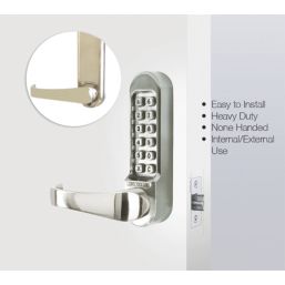 Codelocks  Heavy Duty Push-Button Lock  76mm Stainless Steel