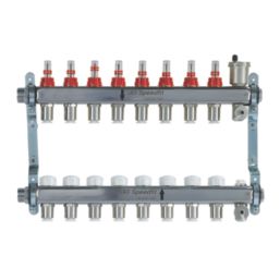 JG Speedfit 8 Port Manifold Set Chrome