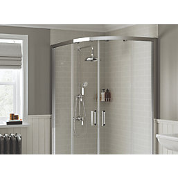 Mira Realm ERD Rear-Fed Exposed Chrome Effect Thermostatic Mixer Shower with Diverter