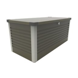 Trimetals  600Ltr 4' 6" x 2' 6" (Nominal) Metal Garden Storage Box Olive Green