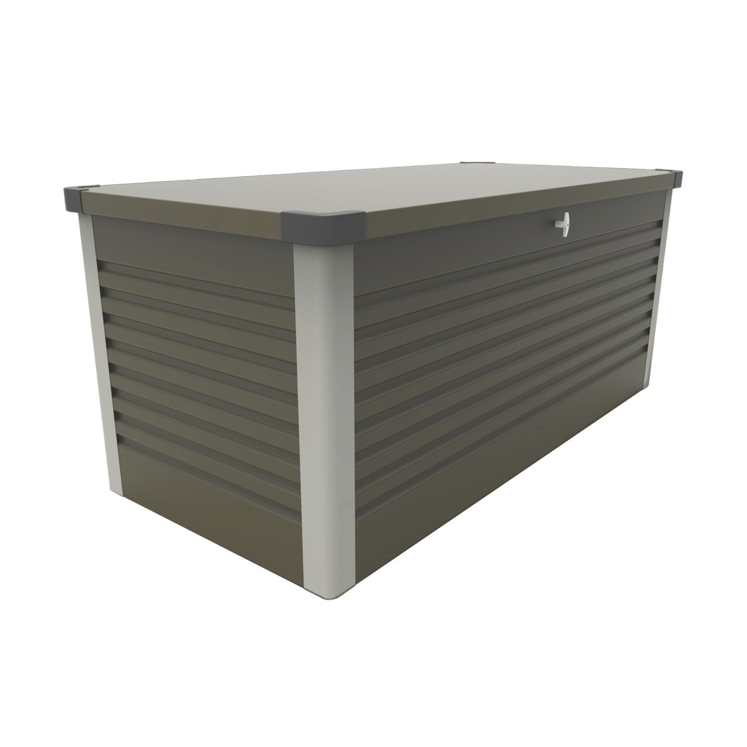Trimetals 600Ltr 4' 6" x 2' 6" (Nominal) Metal Patio Box Olive Green (4315K)