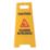 Essentials Caution Cleaning In Progress A-Frame Safety Sign 600mm x 290mm