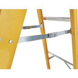 Zarges Fibreglass 1.33m 5 Step Swingback A Frame Step Ladder