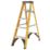 Zarges Fibreglass 1.33m 5 Step Swingback A Frame Step Ladder