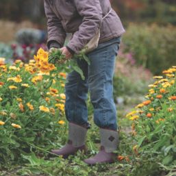 Muck Boots Muckster II Short Size 7 Womens Brown Non Safety Wellies