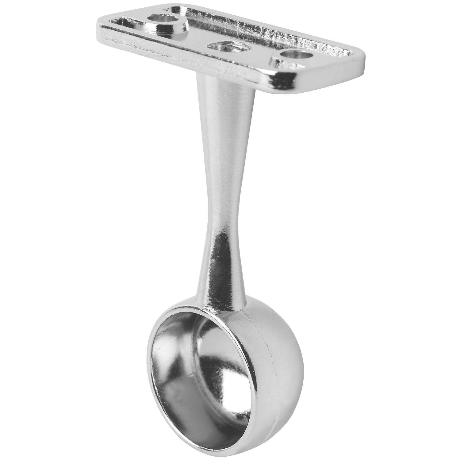 Smith & Locke End Support Brackets Polished Chrome 19mm 2 Pack (431HH)