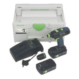 Festool T 18+3 HPC 4.0 I-Plus 18V 2 x 4.0Ah Li-Ion Airstream Li-High Power Brushless Cordless Drill Driver