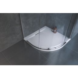 Mira Flight Level Safe Quadrant Shower Tray White 900mm x 900mm x 25mm