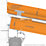 ALUKAP-SS Brown 0-100mm Low Profile Glazing Wall Bar 2400mm x 60mm