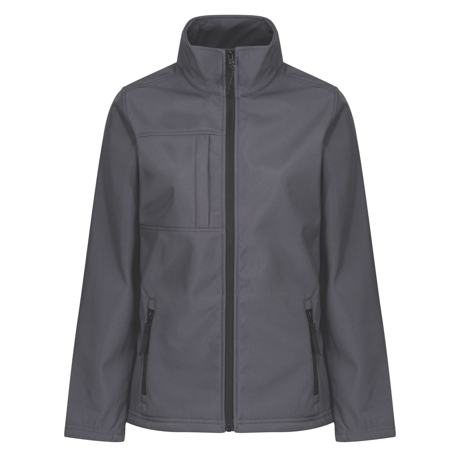 Regatta Octagon Womens Softshell Jacket Seal Grey/Black Size 10 (431JF)
