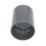 FloPlast Solvent Weld Straight Couplers 40mm x 40mm Anthracite Grey 5 Pack