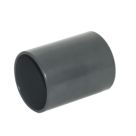 FloPlast Solvent Weld Straight Couplers 40mm x 40mm Anthracite Grey 5 Pack
