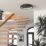 Eglo Loretello-Z RGBW LED Smart Ceiling Light Black 19.6W 2430lm
