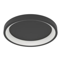 Eglo Loretello-Z RGBW LED Smart Ceiling Light Black 19.6W 2430lm