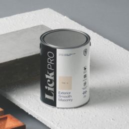 LickPro 5Ltr Smooth Pink 15 Masonry Paint