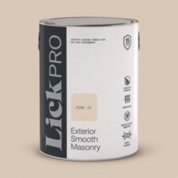 LickPro 5Ltr Smooth Pink 15 Masonry Paint