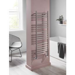 Towelrads 1200mm x 400mm 906BTU Stainless Steel Flat Designer Towel Radiator