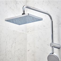 Hansgrohe Vernis Shape Showerpipe 230 Shower System with Bath Thermostatic Mixer Chrome
