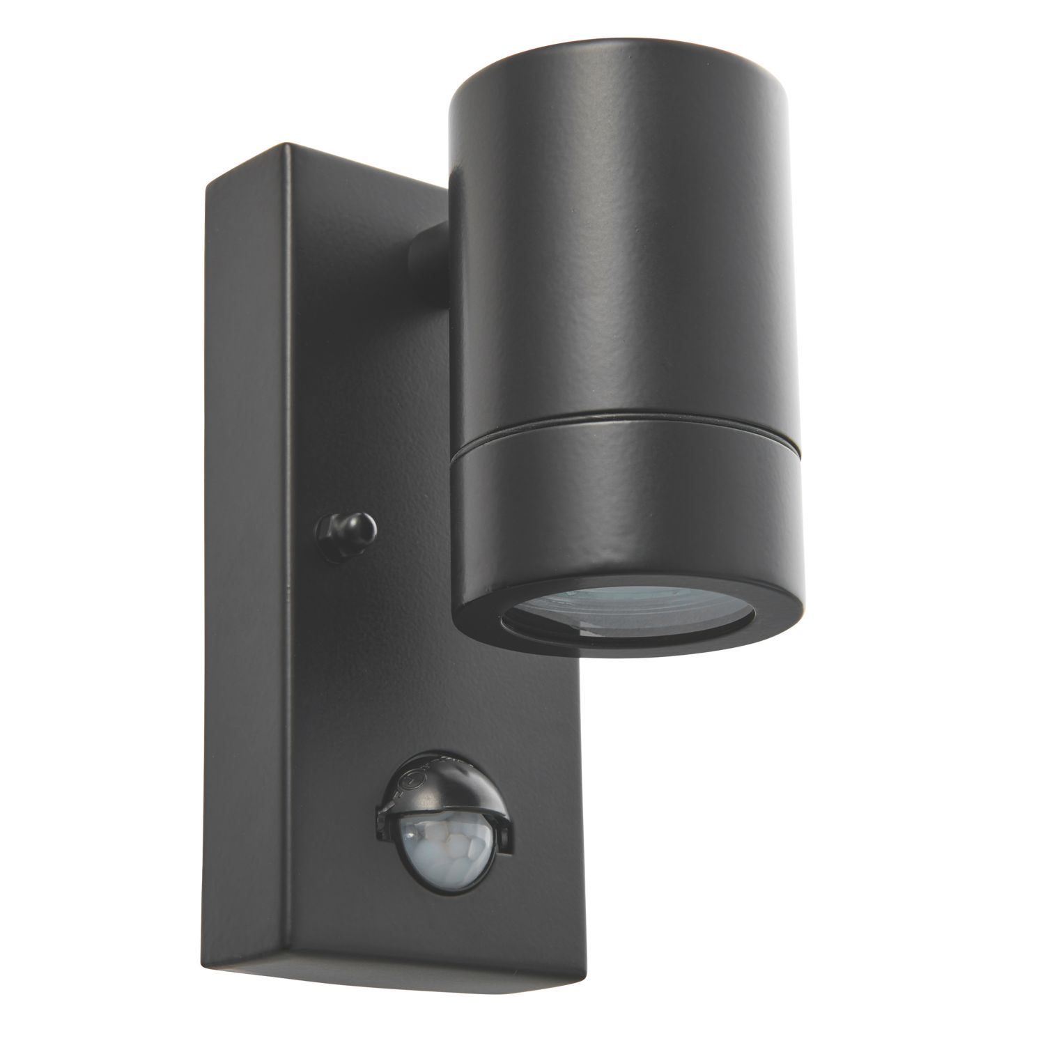Saxby Palin Outdoor Wall Light With PIR Sensor Matt Black (431VX)