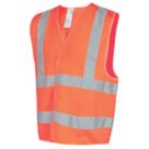 Site Rushton Hi-Vis Waistcoat Orange 2X Large / 3X Large 52" Chest