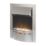 Dimplex Dakota Silver Switch Control Inset Electric Fire 436mm x 160mm x 615mm