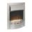 Dimplex Dakota Silver Switch Control Inset Electric Fire 436mm x 160mm x 615mm