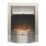 Dimplex Dakota Silver Switch Control Inset Electric Fire 436mm x 160mm x 615mm