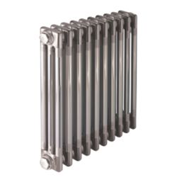 Acova 600mm x 812mm 3532BTU Raw Metal Horizontal 3 Column Radiator